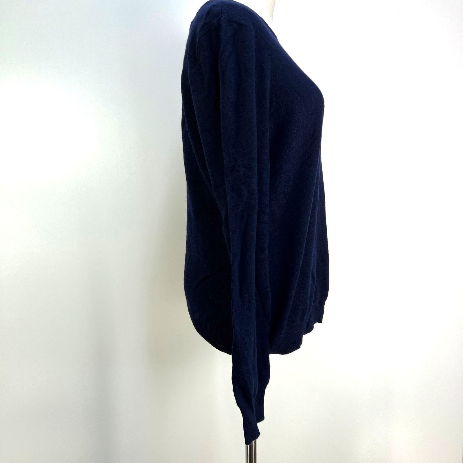 Lauren Ralph Lauren Lauren Ralph Lauren Cashmere Sweater Navy Blue Size XL / US 12-14 / IT 48-50 - 6 Thumbnail
