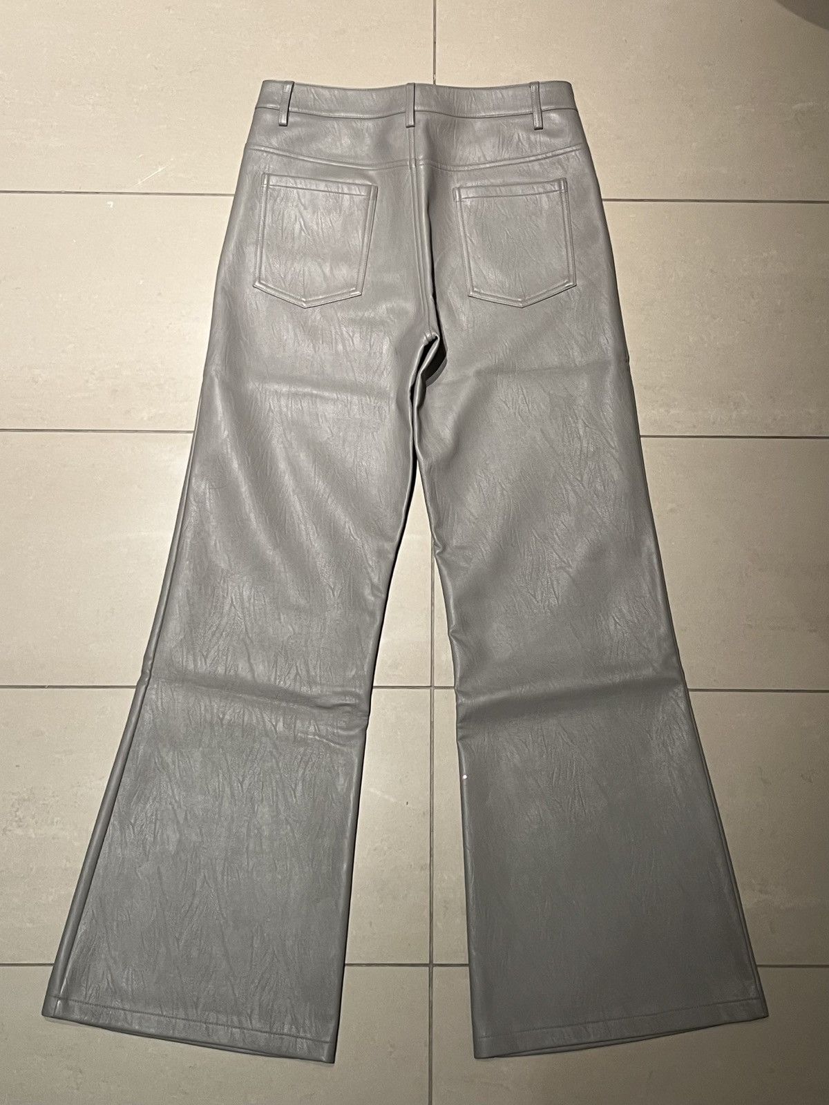 Ranger Cartel Grey Flared Leather Pants