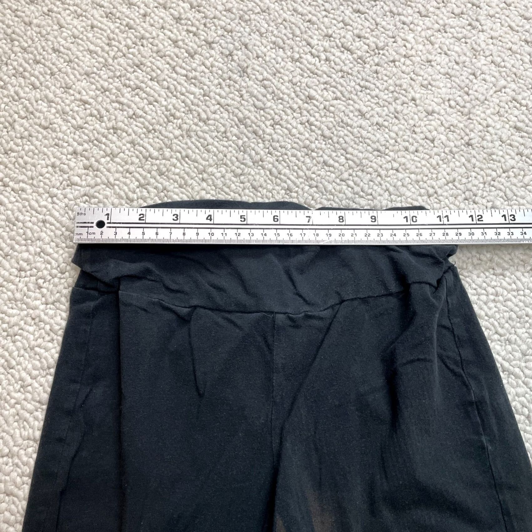 Shein Shein Shorts Juniors XS Black Stretch Casual Solid Cotton 22x3.5 Extra Small Size 26" / US 2 / IT 38 - 4 Thumbnail