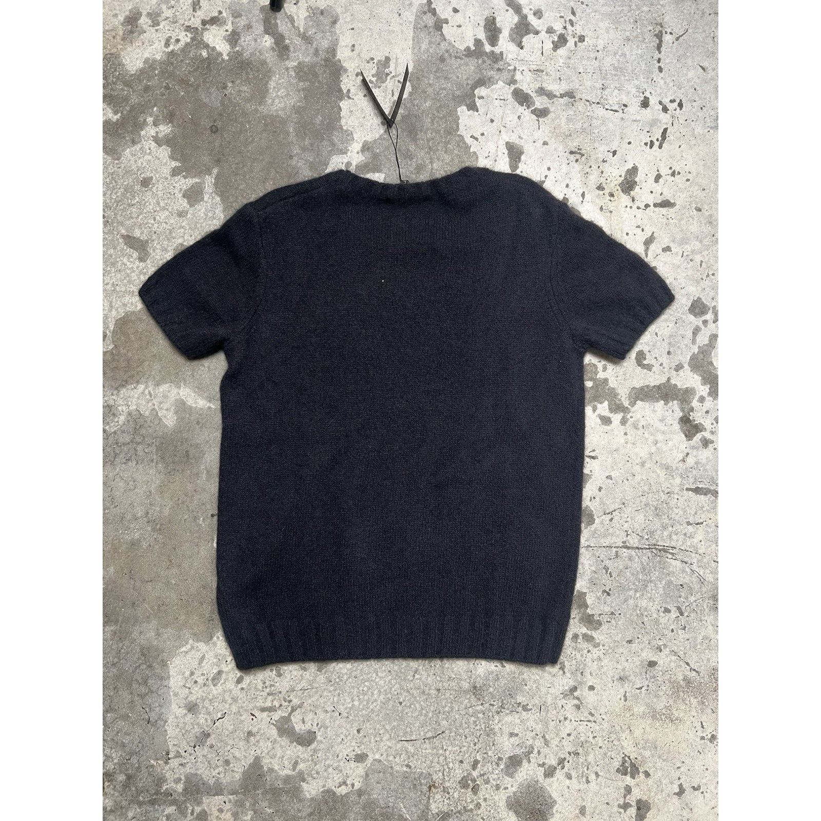 James Perse JAMES PERSE NWT $350 Black Cashmere Short Sleeve Sweater 2 Size XS / US 0-2 / IT 36-38 - 2 Thumbnail