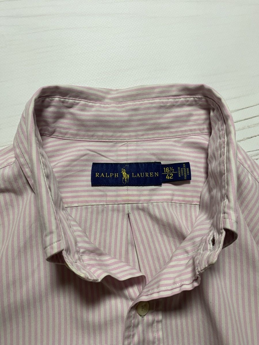 Polo Ralph Lauren × Vintage Vintage Polo Ralph Lauren USA Oversize Striped Y2k Button Up Size US L / EU 52-54 / 3 - 3 Thumbnail