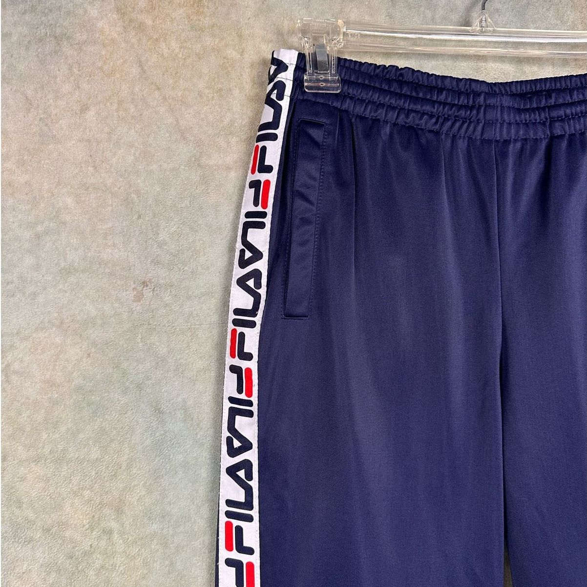 Fila × Pierre Cardin × Urban Outfitters Fila Pierre Cardin Track Pants Womens Sz S Navy Blue Urban Size 28" / US 6 / IT 42 - 5 Thumbnail