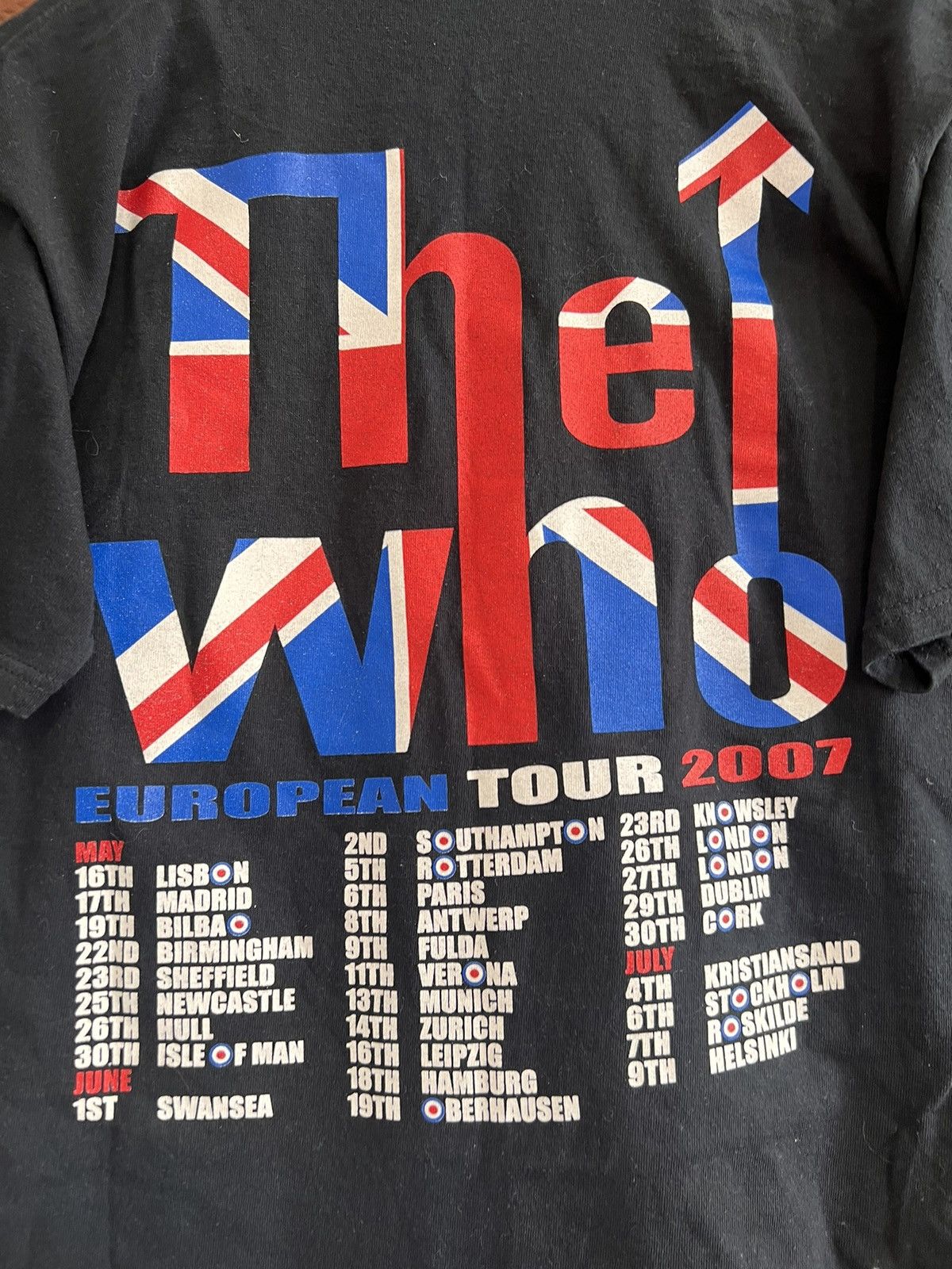 Band Tees Rare Vintage 00s THE WHO 2007 Tour L Rock Band T Shirt Size US L / EU 52-54 / 3 - 4 Thumbnail