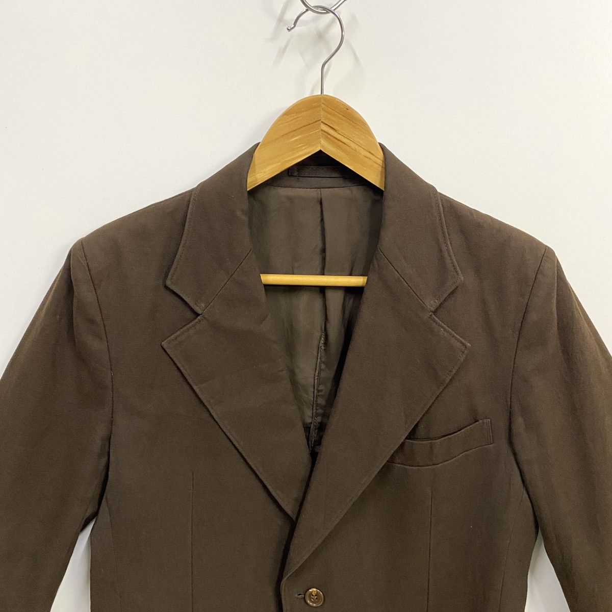 Vintage × Wrangler Vintage Wrangler Blazer Jacket Dark Brown Small Size 38R - 3 Thumbnail
