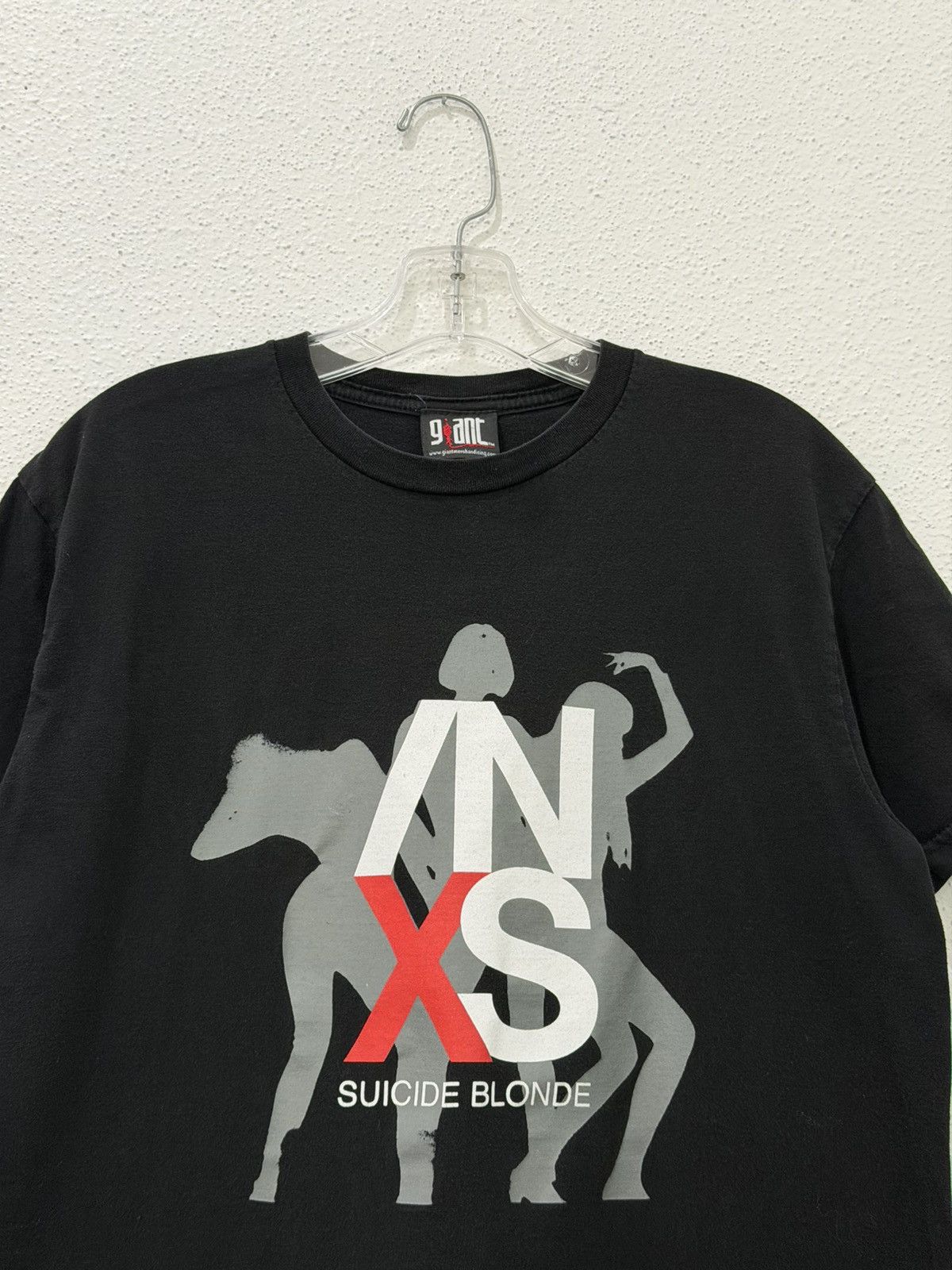 Band Tees Vintage 90s INXS Suicide Blonde Tour Concert T-shirt Medium Size US M / EU 48-50 / 2 - 2 Thumbnail