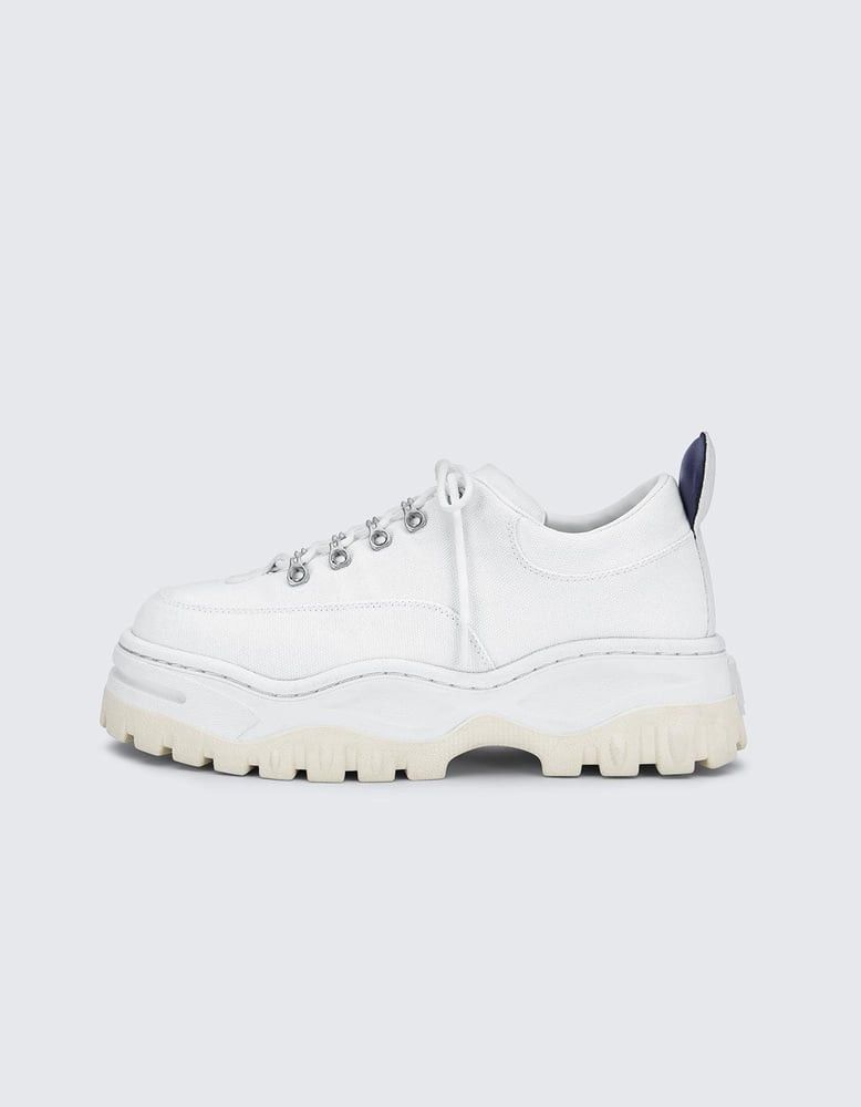Eytys Eytys Angel Canvas Bright White Sneakers Size US 8 / IT 38 - 1 Thumbnail