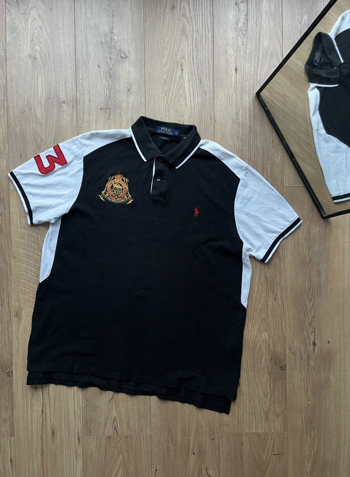 Polo Ralph Lauren 00’s POLO RALPH LAUREN OKD MONEY Y2K POLO T-SHIRT 3 Size US XL / EU 56 / 4 - 1 Thumbnail