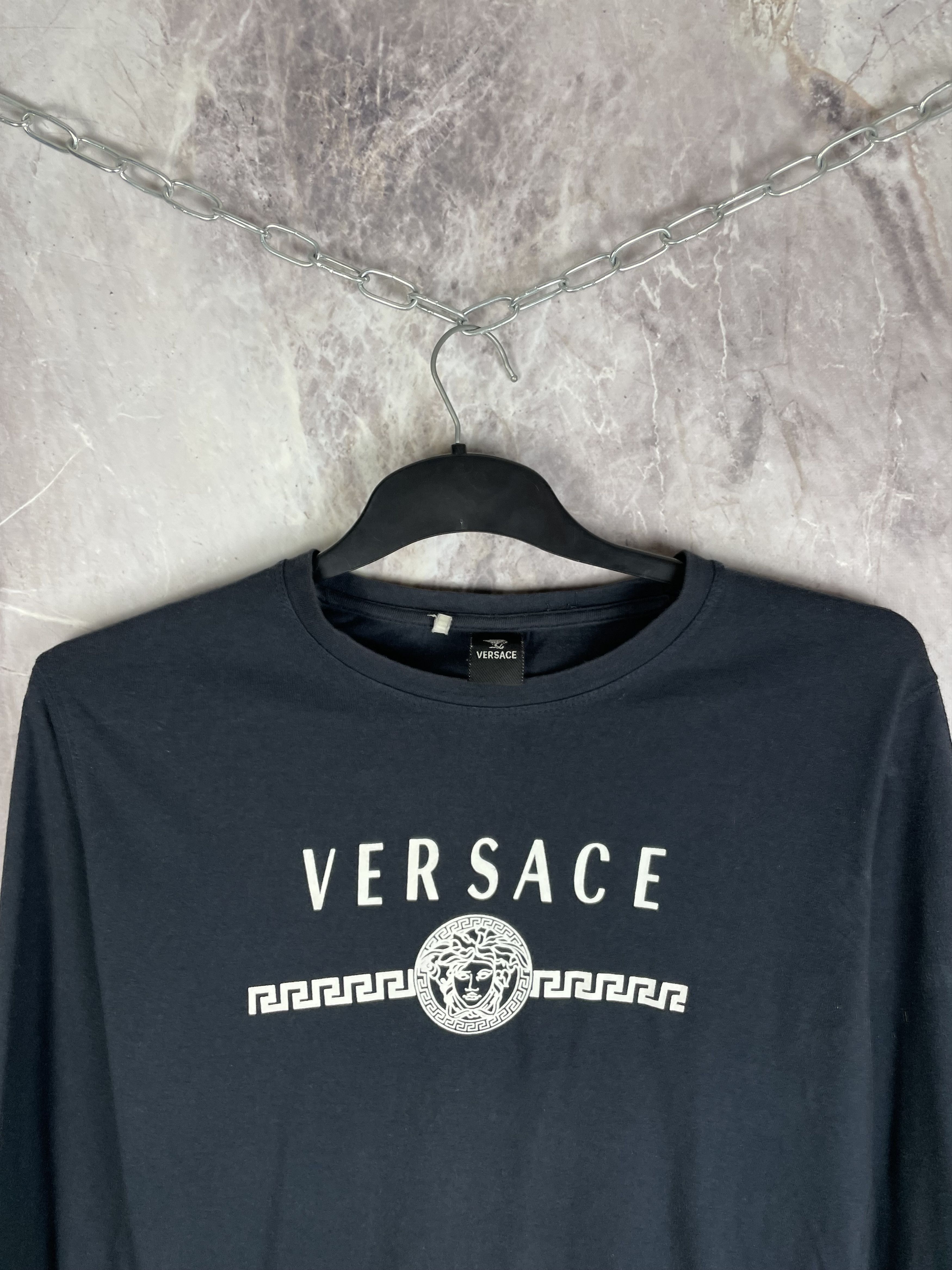 Versace Vintage Versace Long Sleeve Size US M / EU 48-50 / 2 - 2 Thumbnail