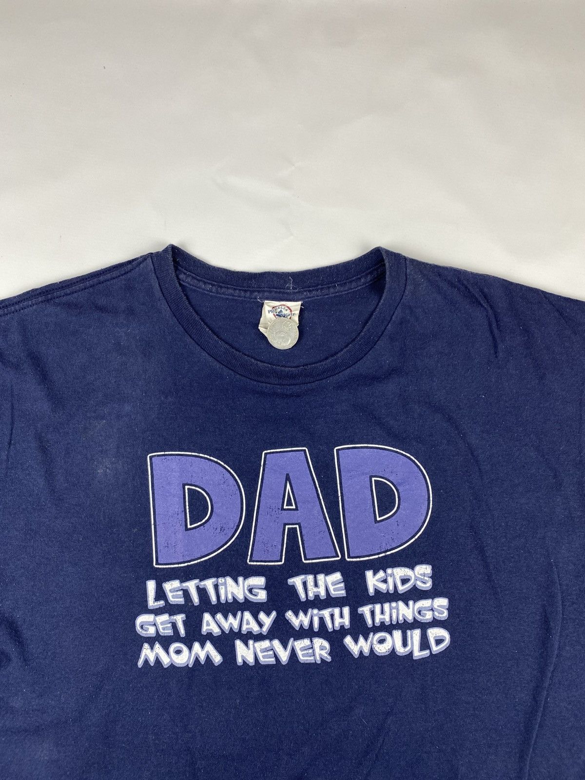 Vintage Vintage Word tee 20s navy tshirt Size US XXL / EU 58 / 5 - 1 Thumbnail