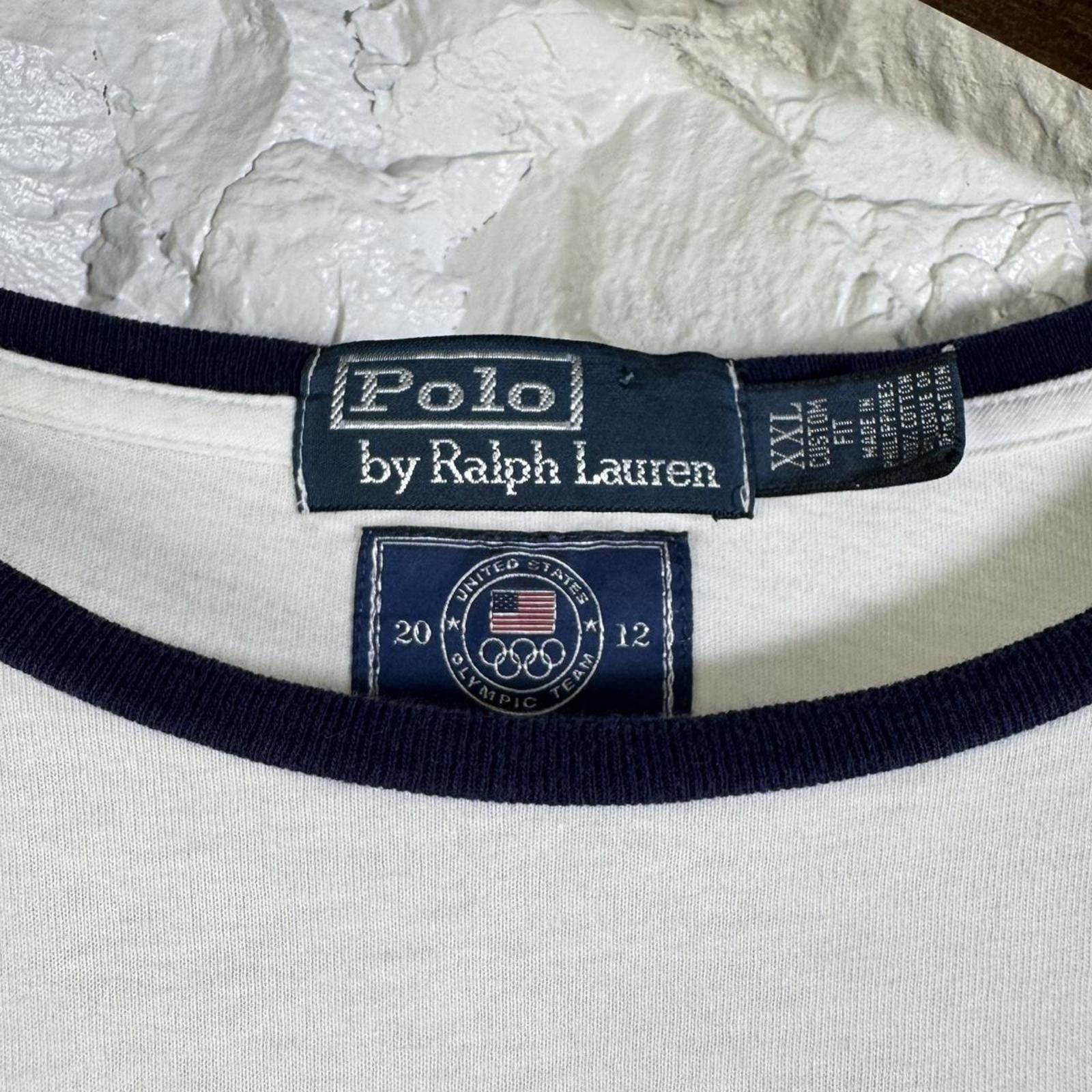 Polo Ralph Lauren Polo Ralph Lauren 2012 USA Olympic Tee Size XXL Size US XXL / EU 58 / 5 - 2 Thumbnail