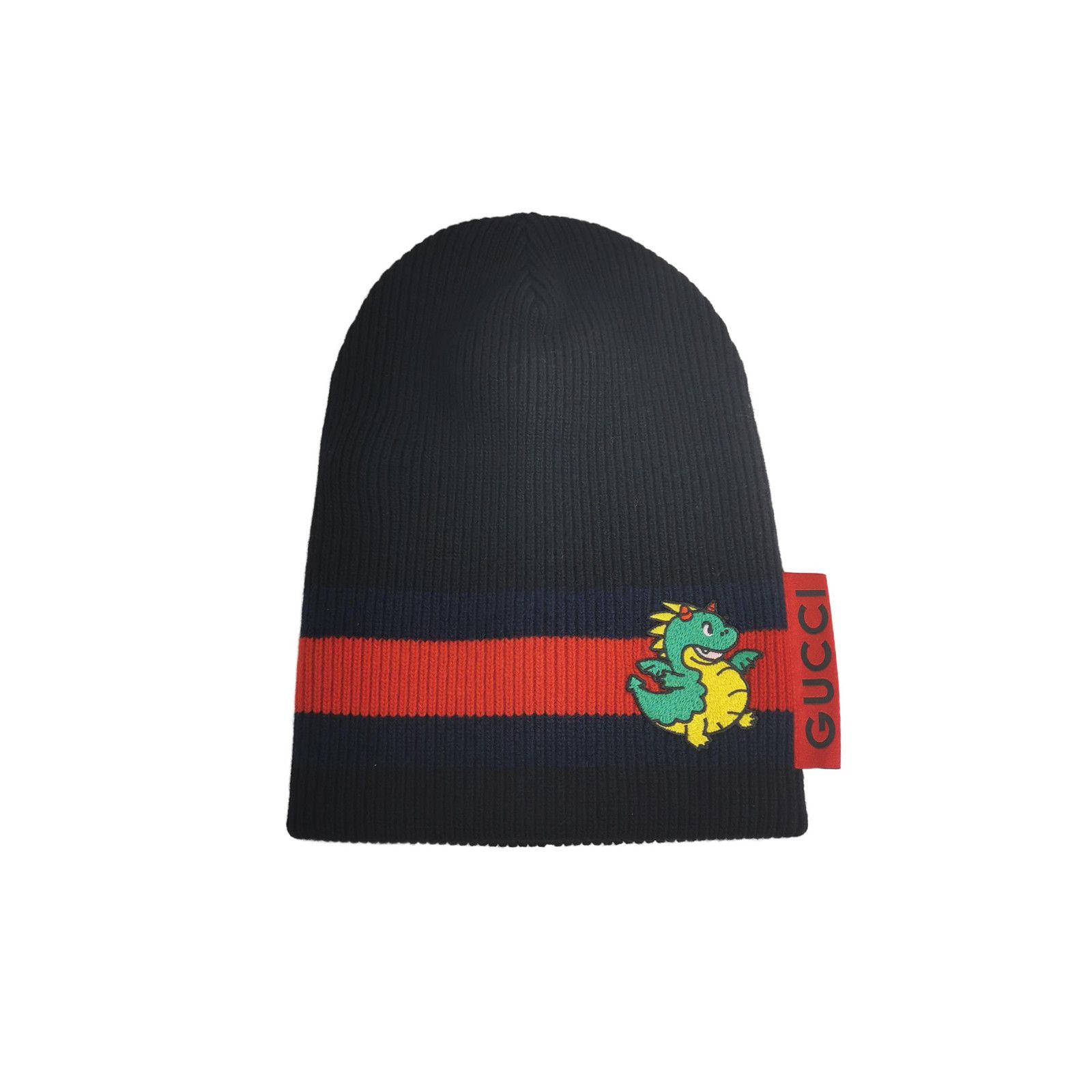 Gucci Gucci Dragon Patch Beanie Size M Size ONE SIZE - 1 Thumbnail
