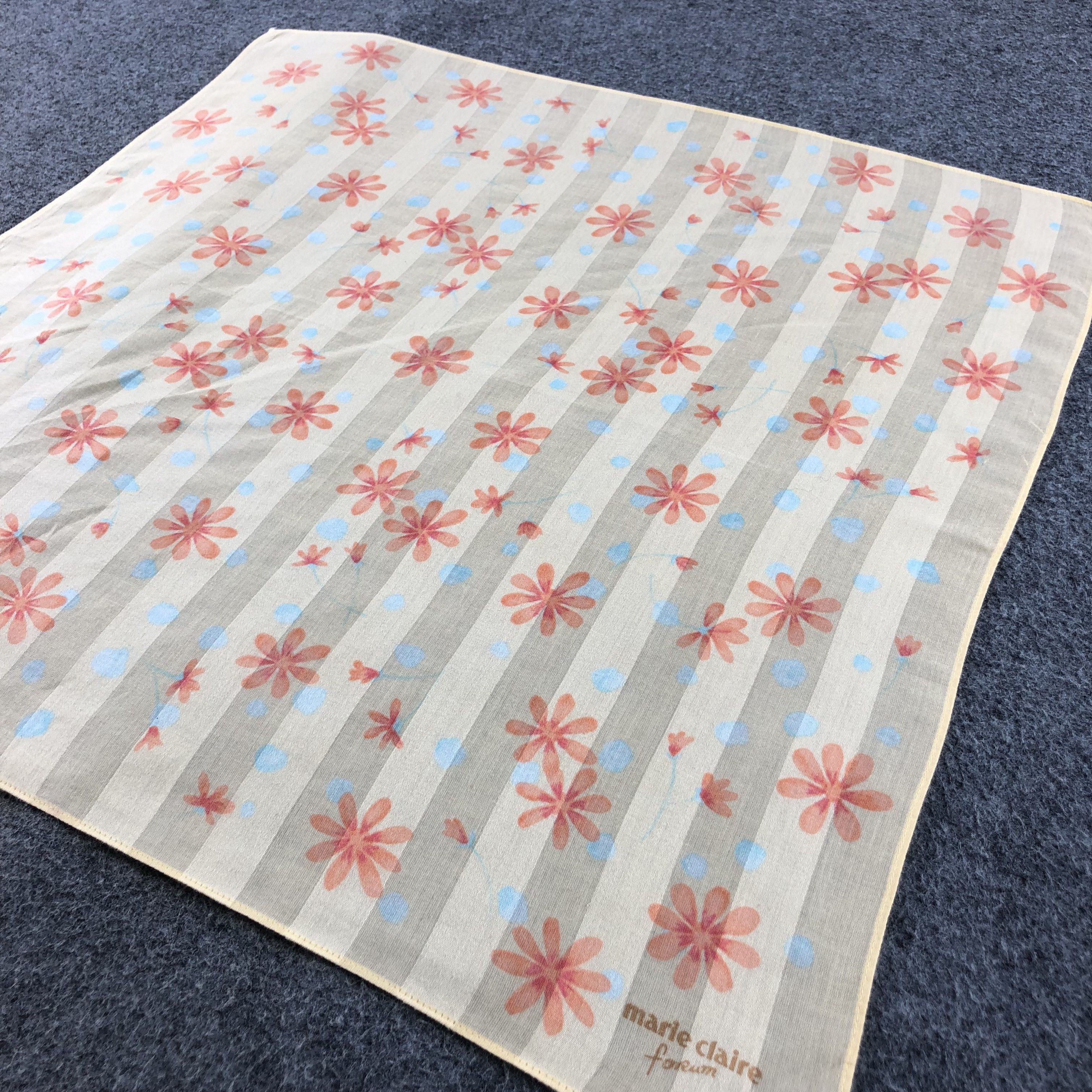 Japanese Brand Marie Claire Handkerchief Neckerchief Bandana H1396 Size ONE SIZE - 4 Thumbnail
