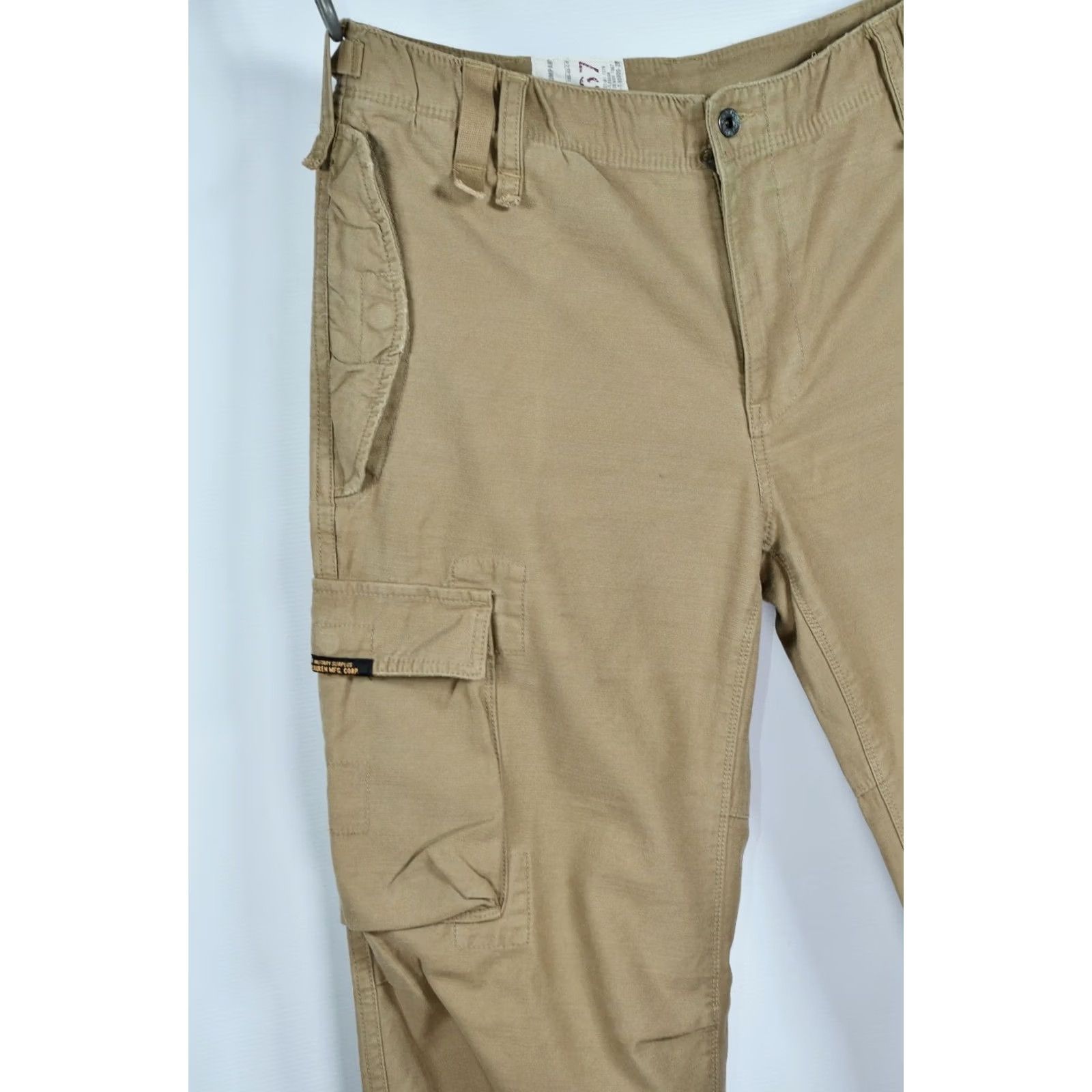 Ralph Lauren Ralph Lauren 67 Surplus Military Cargo Pants Men's W32 L34 Cargo Pocket Beige 100% Cotton Classic Fit Size US 32 / EU 48 - 3 Thumbnail