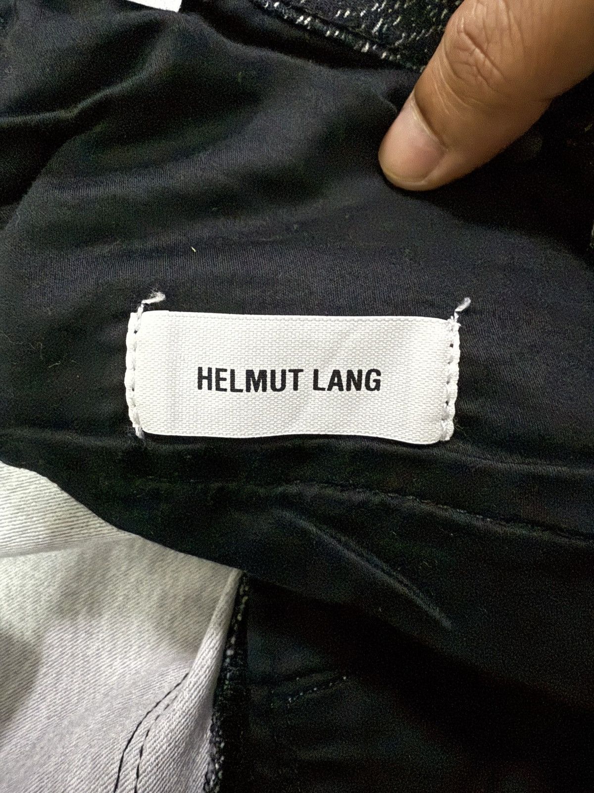 Helmut Lang Helmut Lang Women's Jeans Ankle Zip Moto Knee Seam Skinny Size 24" / US 00 / IT 34 - 6 Thumbnail