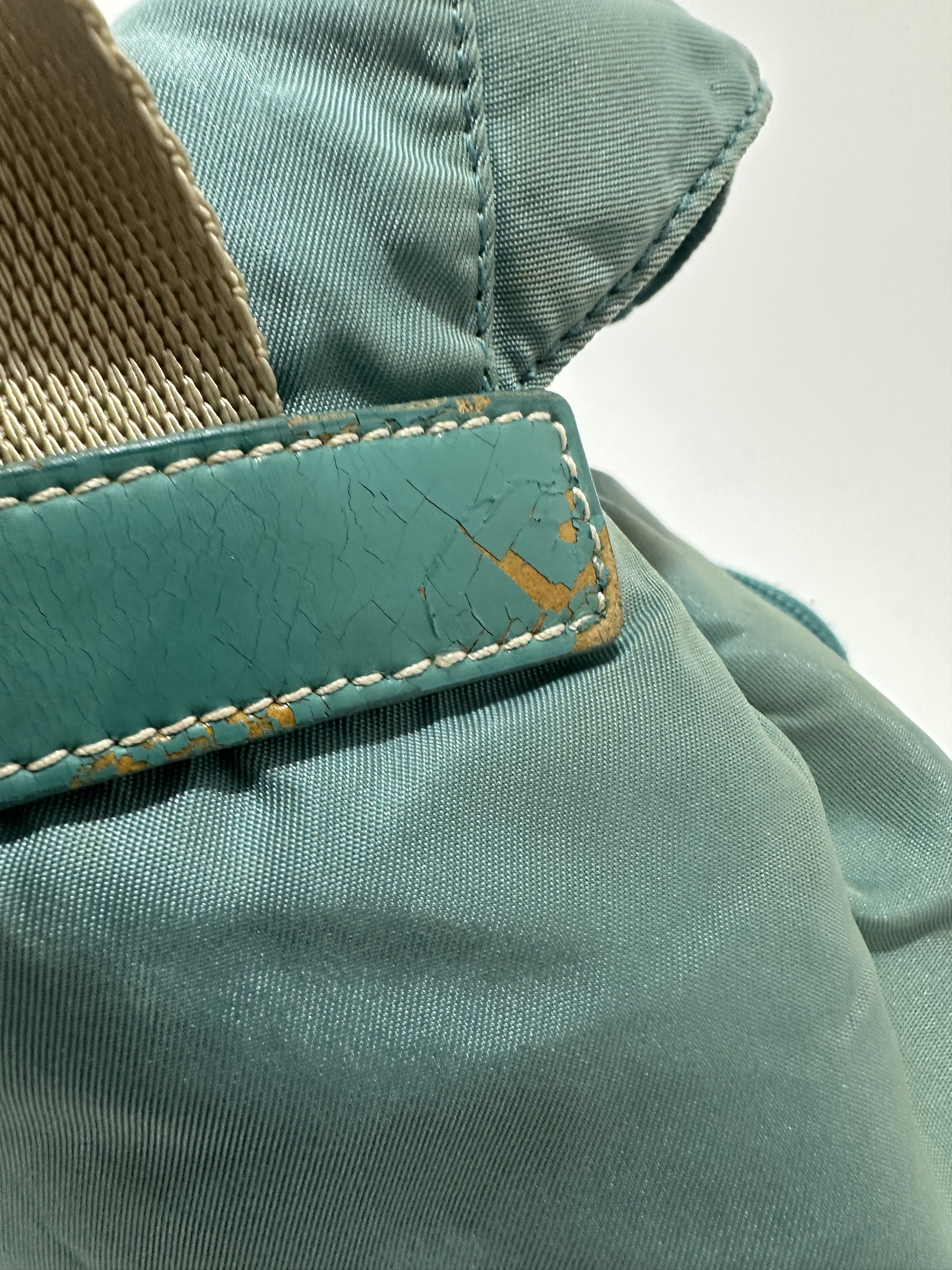 Prada PRADA Nylon Vela Backpack Blue Size ONE SIZE - 4 Thumbnail