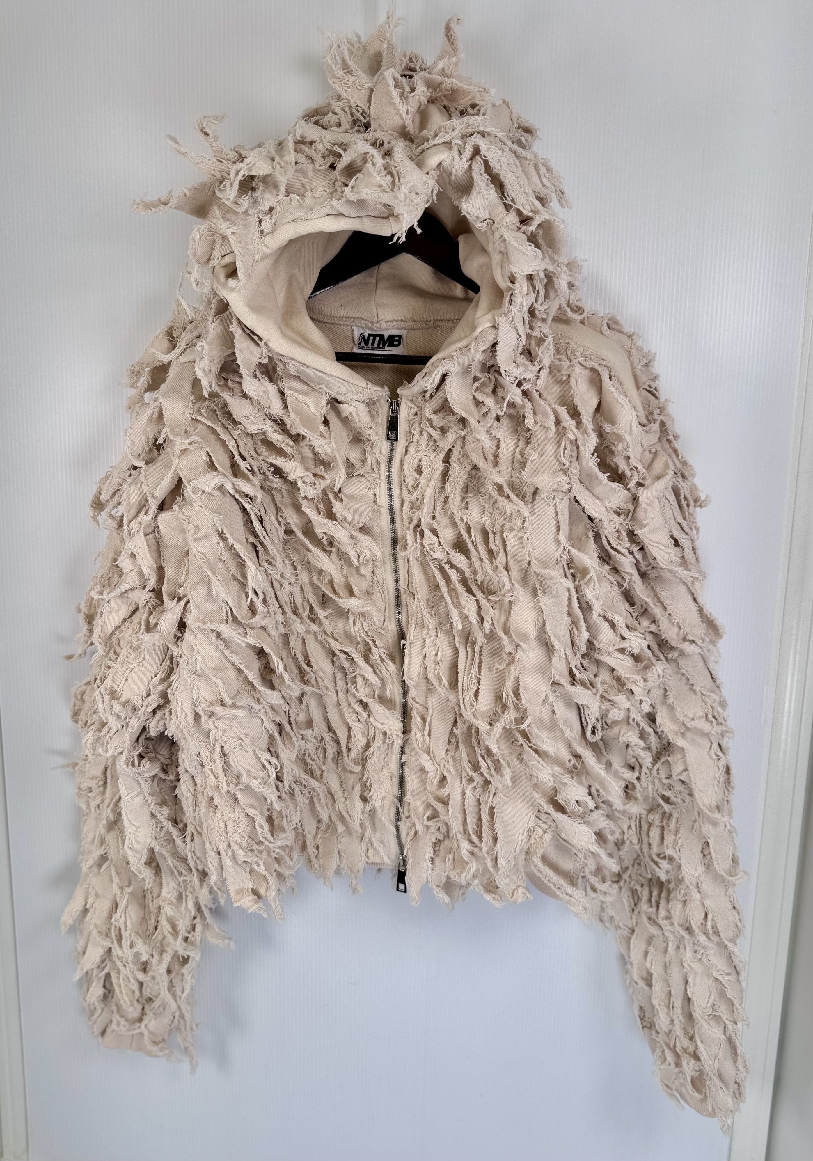 Other NTMB Custom Cropped Beige Oversized Yeti Over Hoodie Size US XL / EU 56 / 4 - 2 Thumbnail