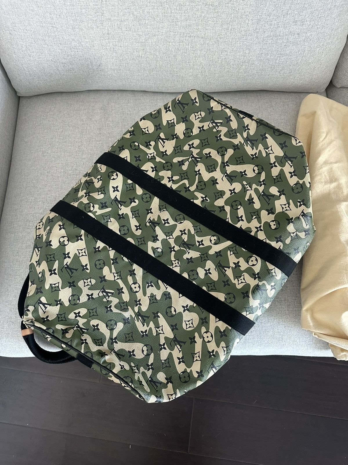 Louis Vuitton × Takashi Murakami Louis Vuitton x Murakami Monogramouflage Duffle Keepall 55 Size ONE SIZE - 14 Thumbnail