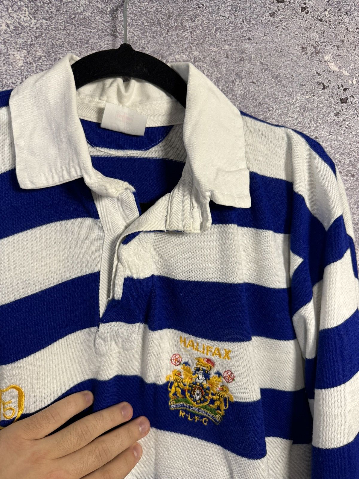 Vintage 80’s Vintage HALIFAX R.L.F.C Union 1985 In Home Rugby Jersey Size US M / EU 48-50 / 2 - 8 Thumbnail