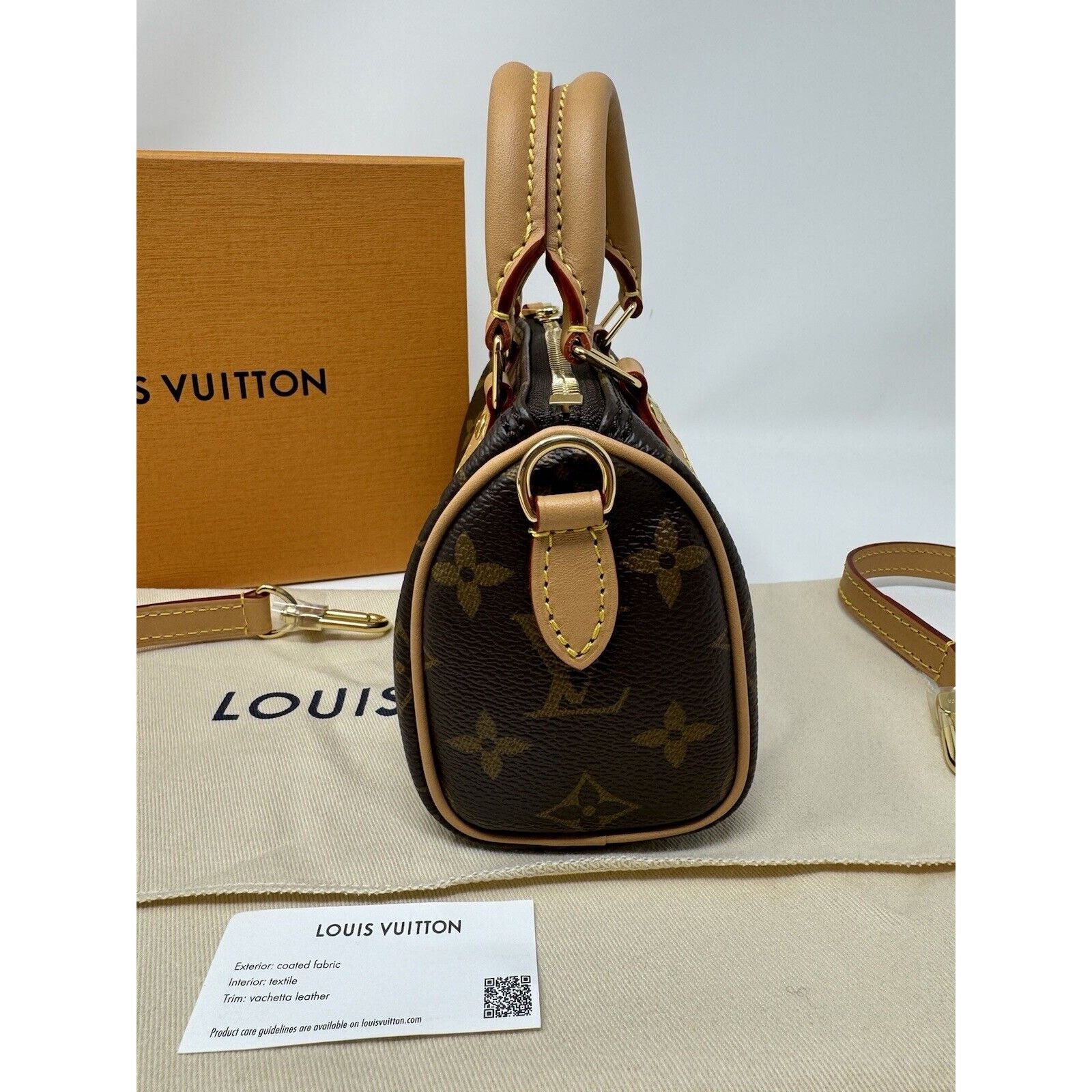 Louis Vuitton NWT Louis Vuitton Nano Speedy Monogram Size ONE SIZE - 5 Thumbnail