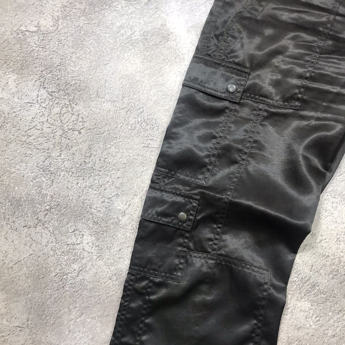 Vintage Vintage Y2K Baggy Cargo Pants Tactical Streetwear Worn In 30 Size 30" / US 8 / IT 44 - 2 Thumbnail