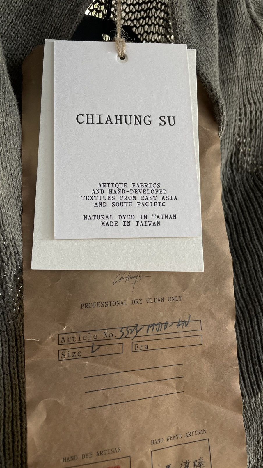 Other Chia Hung Su Distressed Cardigan Size US L / EU 52-54 / 3 - 10 Thumbnail