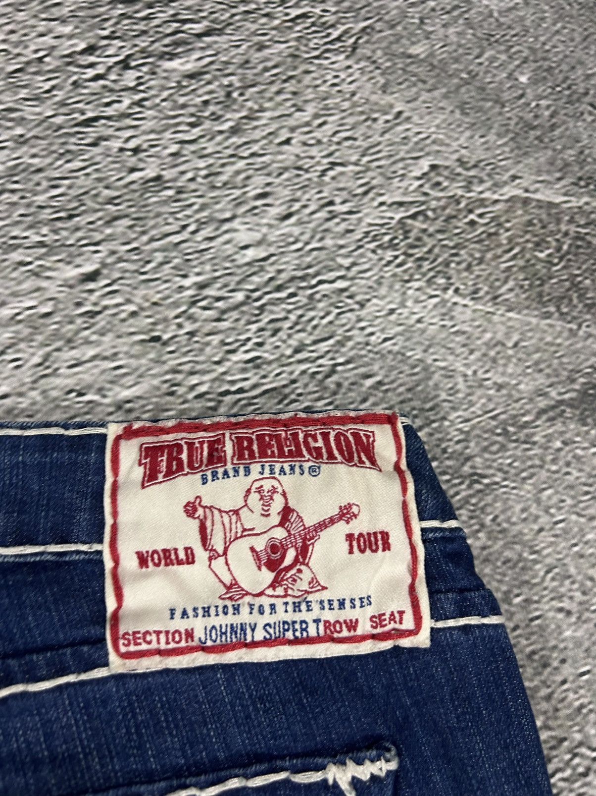 True Religion True Religion jeans flared vintage denim pants navy blue Size 28" / US 6 / IT 42 - 4 Thumbnail