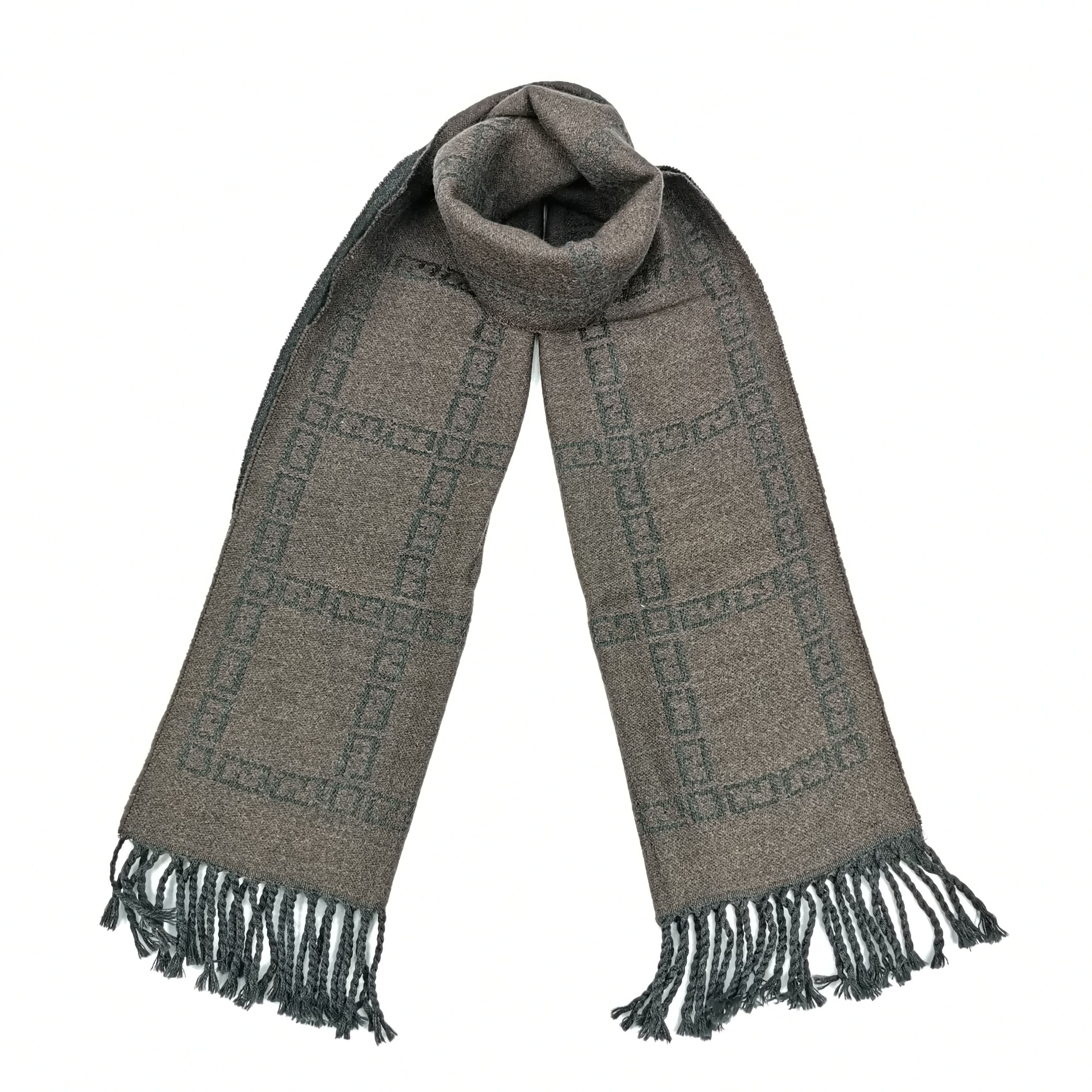 Japanese Brand Vintage FENDI Scarf Fendi Zucca FF Monogram Wool Scarves. Size ONE SIZE - 1 Thumbnail
