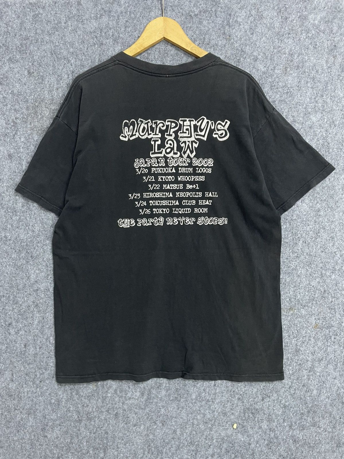 Band Tees Vintage Murphy’s Law Tour 2002 T-Shirt Size US XL / EU 56 / 4 - 4 Thumbnail