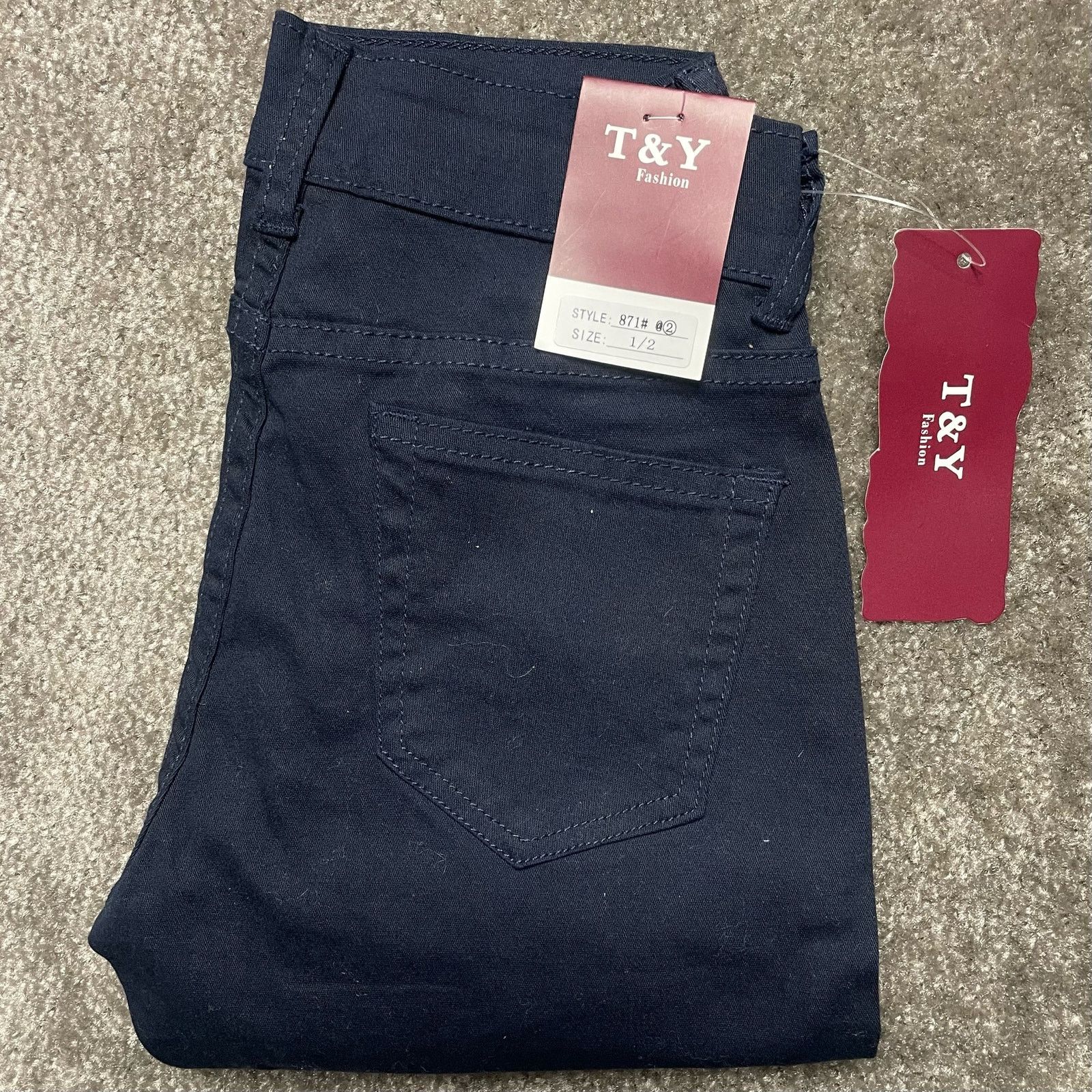 Other NWT T&Y Navy Jeans Size 26" / US 2 / IT 38 - 5 Thumbnail
