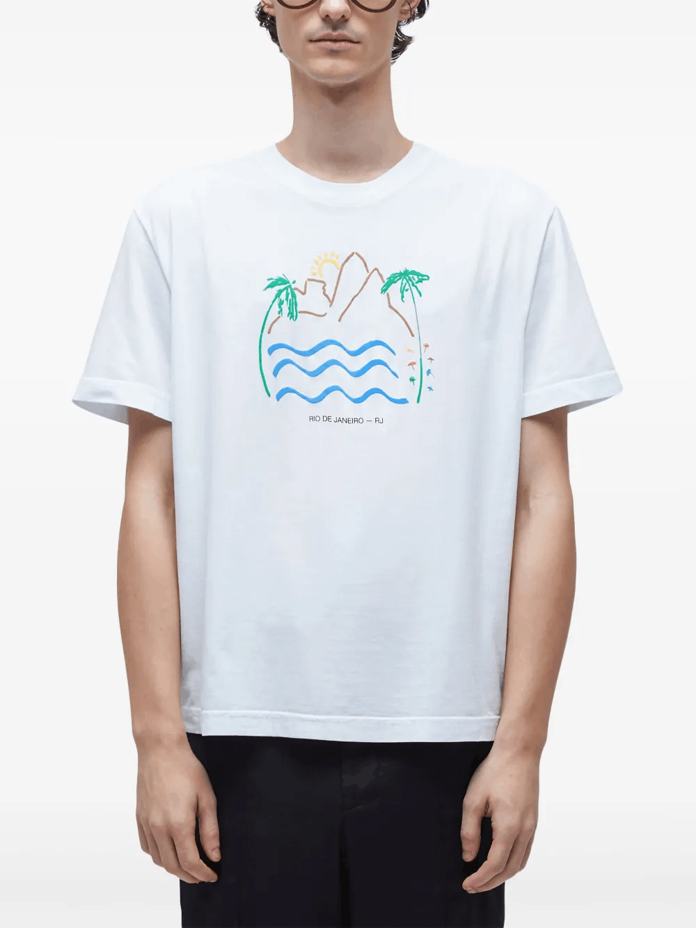 Other Graphic-Print T-Shirt in White for Men – Bold & Versatile Size US M / EU 48-50 / 2 - 1 Thumbnail