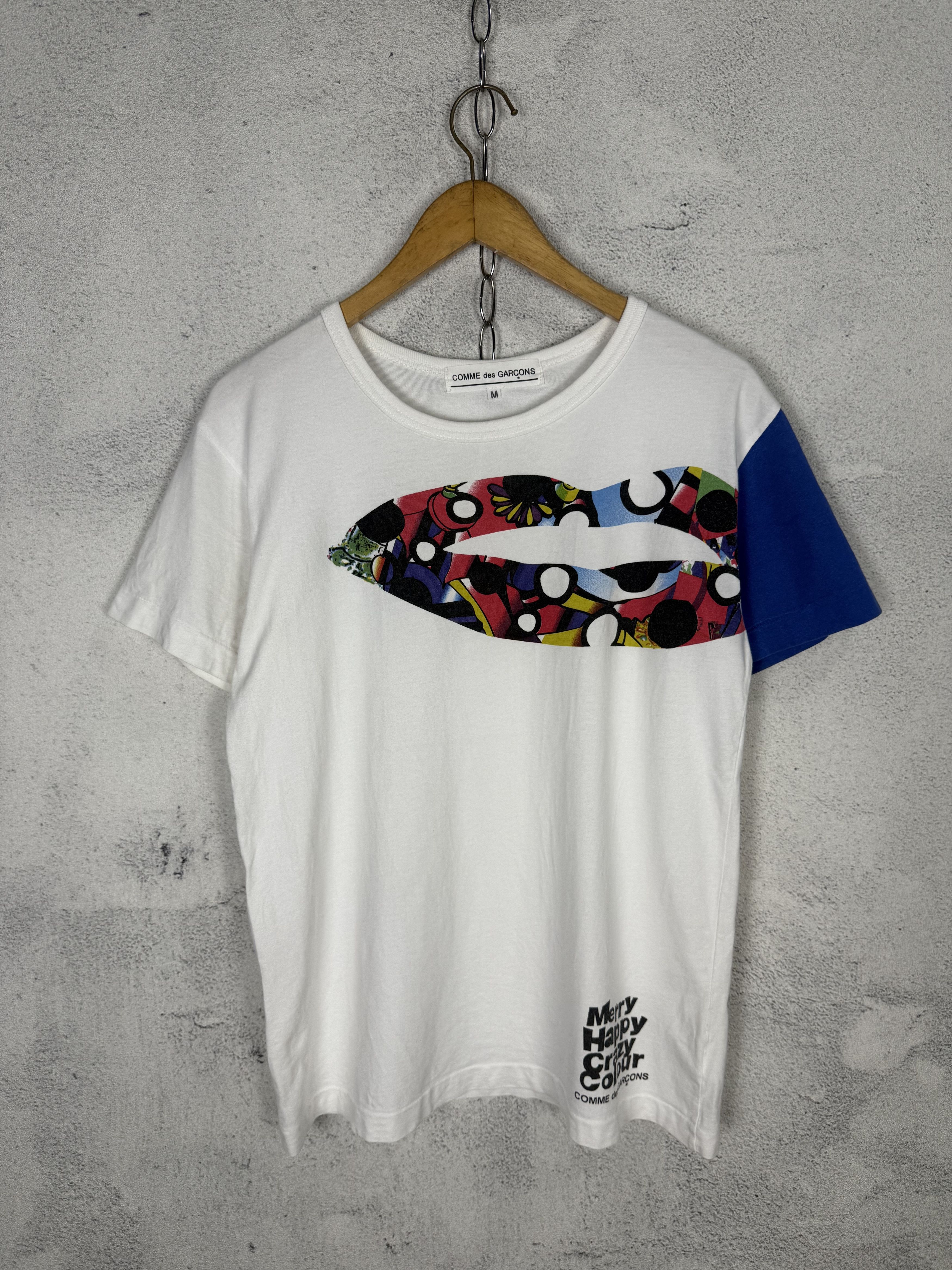 Comme des Garcons Comme Des Garcons Merry Happy Crazy Colour Tshirt Size M / US 6-8 / IT 42-44 - 1 Thumbnail