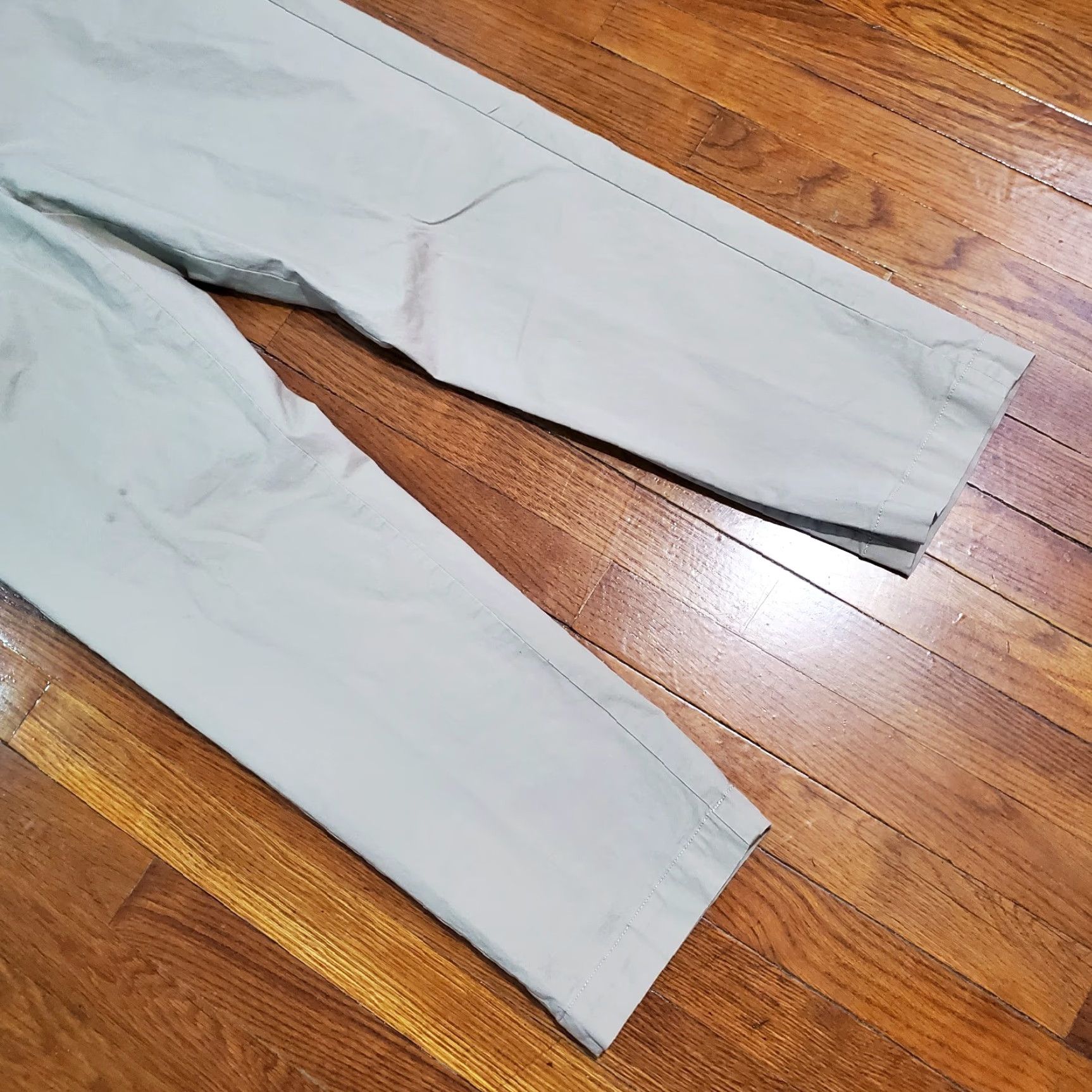 Vintage Rowm Pants Mens Beige Chino Tailored Straight Leg 38x30 Size US 38 / EU 54 - 5 Thumbnail