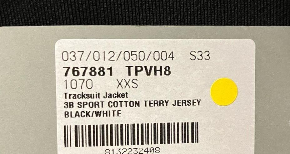 Balenciaga o1mt1gz0125 3B Sports Icon Round Shoulder Jacket in Black Size US XXS / EU 40 - 3 Thumbnail