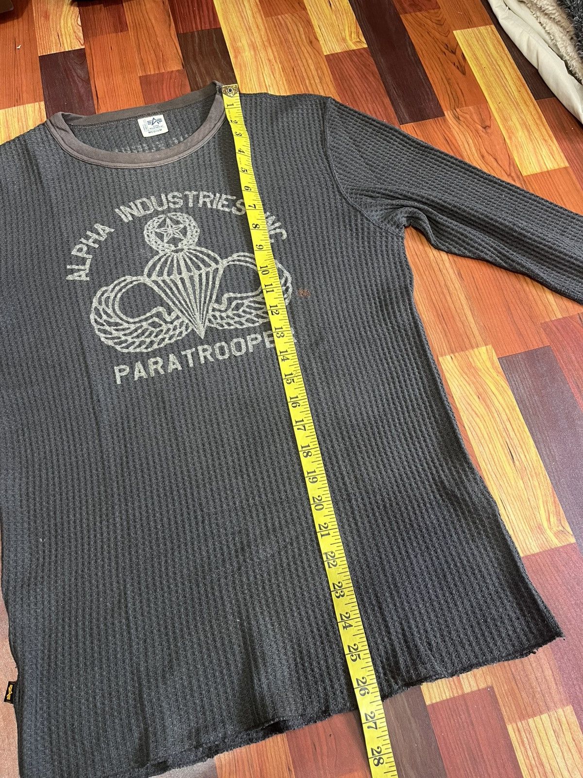 Alpha Industries Alpha Industries Paratrooper Waffle Shirt Japan Size US S / EU 44-46 / 1 - 15 Thumbnail