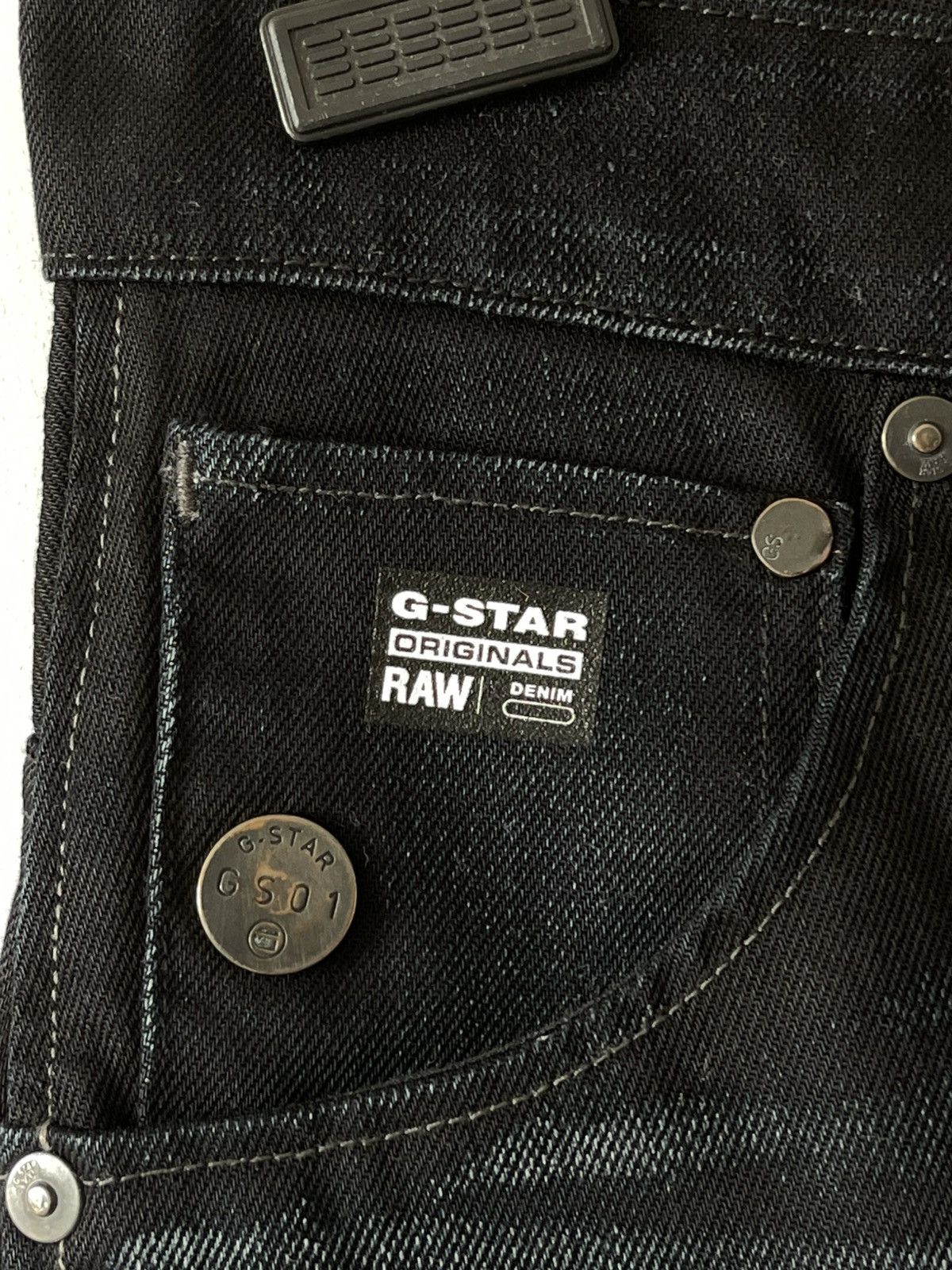 G-Star G-Star Raw Arc 3D Slim Faded Whiskers Stretch Denim Jeans Size US 32 / EU 48 - 8 Thumbnail