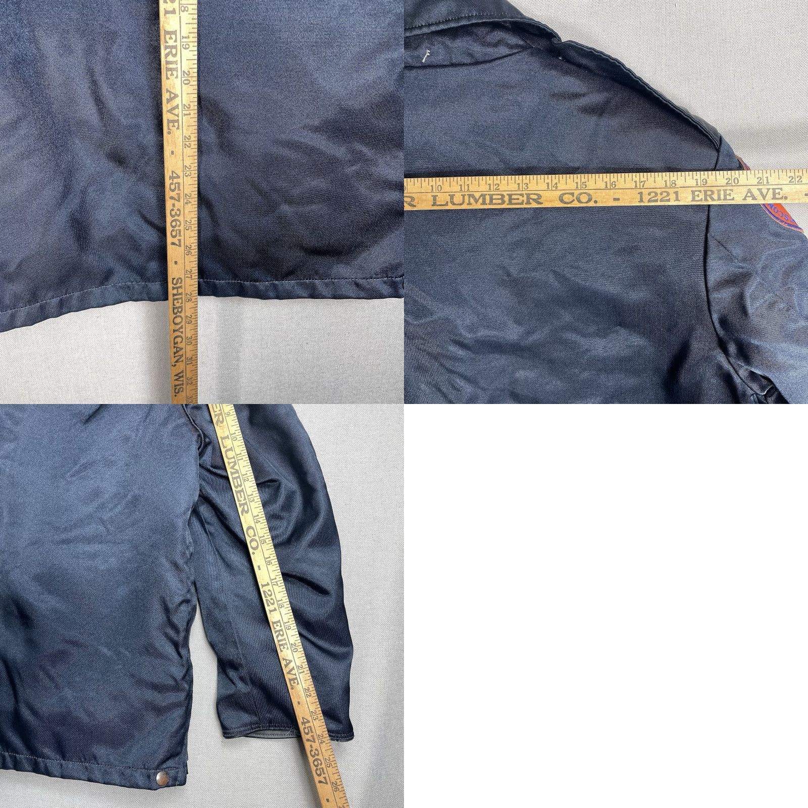 Vintage VINTAGE Blauer Jacket 80s Motorcycle Jacket Mens Size 44 Short Blue Fire Department Racine Wisconsin Size US 44 / EU 60 - 10 Thumbnail