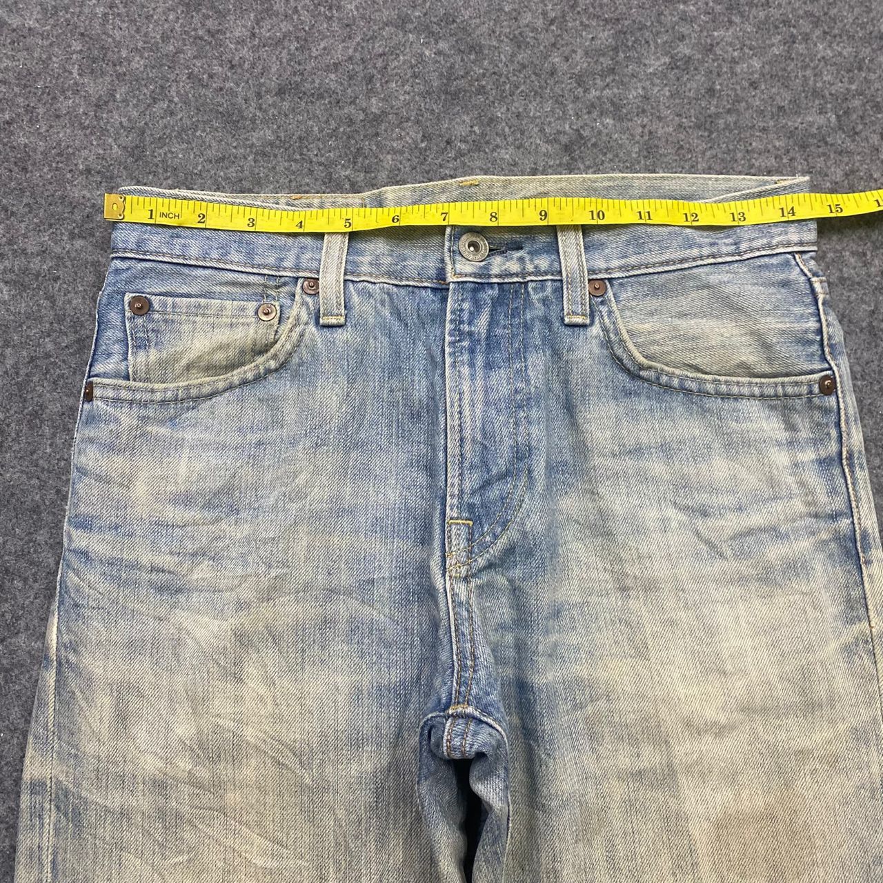 Uniqlo 💥Best Offer💥Vintage Uniqlo Jeans Distressed Denim Size US 29 - 4 Thumbnail