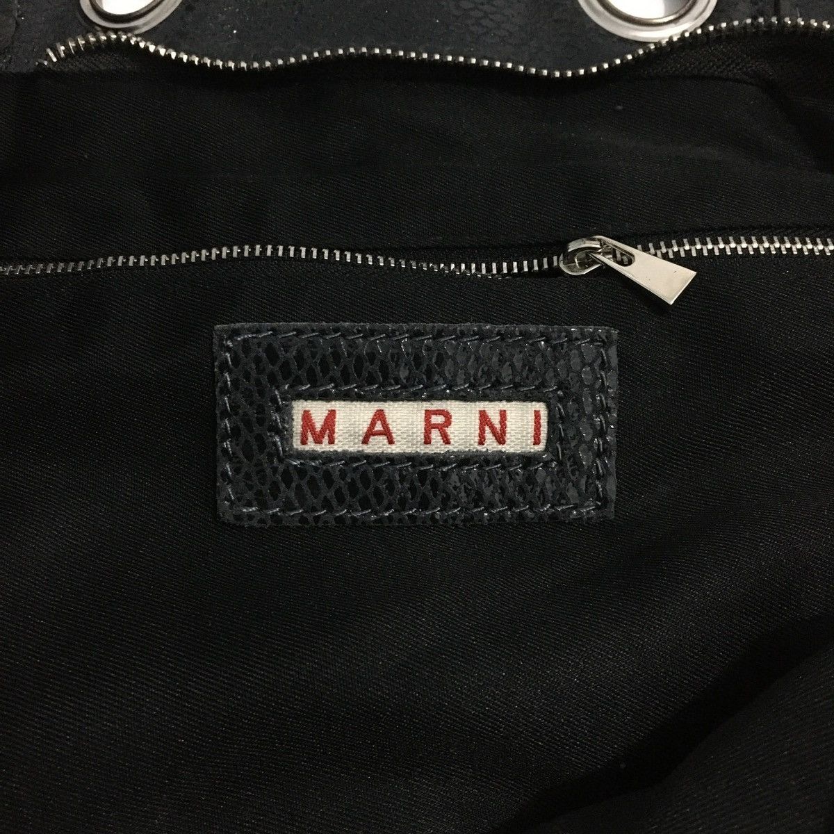Marni Marni Big Buddha Faux Snake Skin Leather Shoulder Bag Size ONE SIZE - 11 Thumbnail