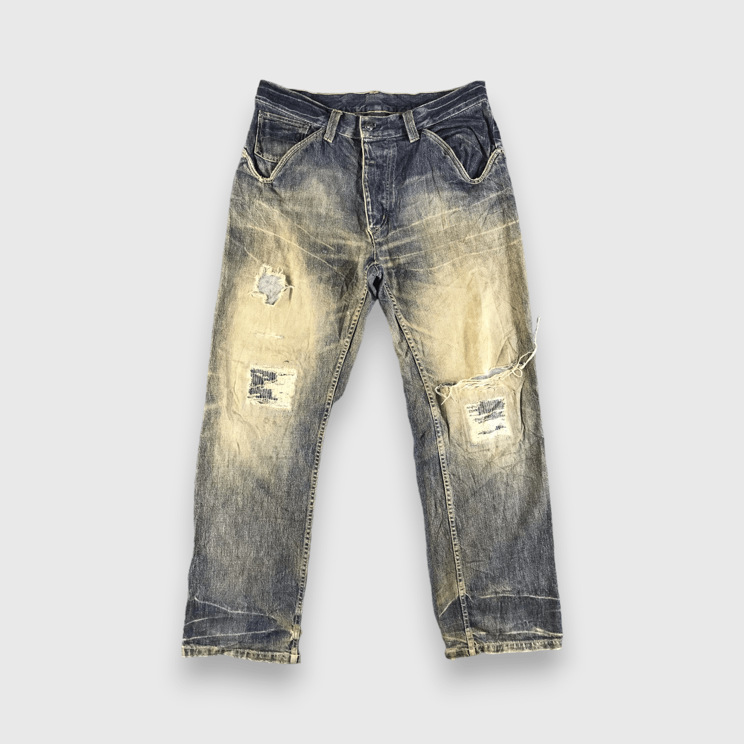 Japanese Brand Vintage Kelen Jeans-J3865 Size US 37 - 1 Thumbnail