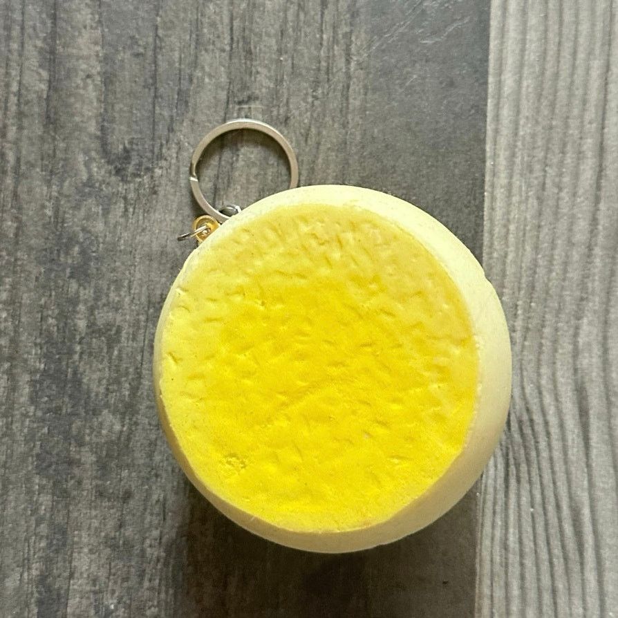 Other yellow silly face squishy keychain Size ONE SIZE - 3 Thumbnail