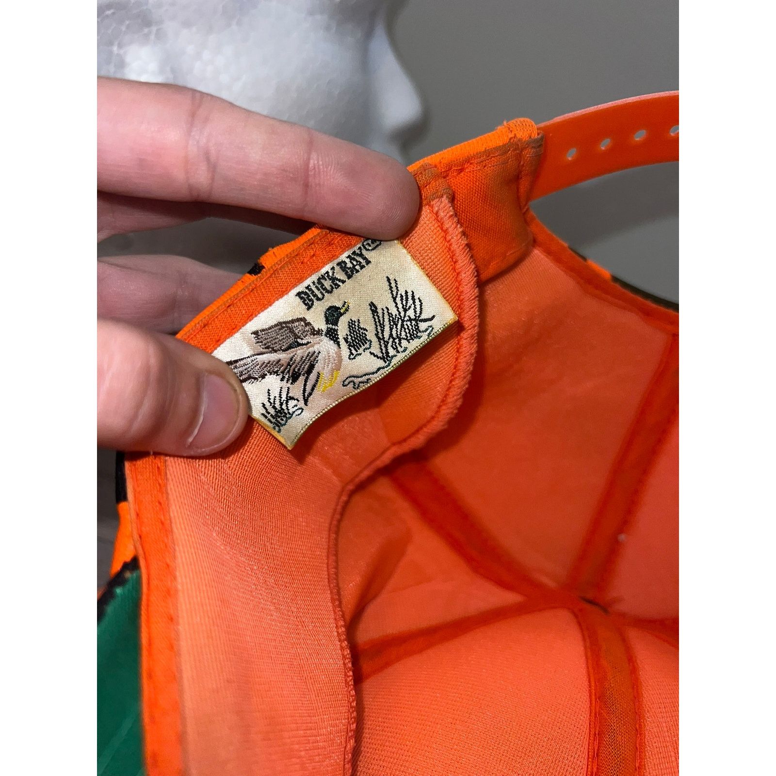 Vintage Vintage Youngan Duck Bay Duckbay Orange camo Hat Snapback OS Size ONE SIZE - 9 Thumbnail