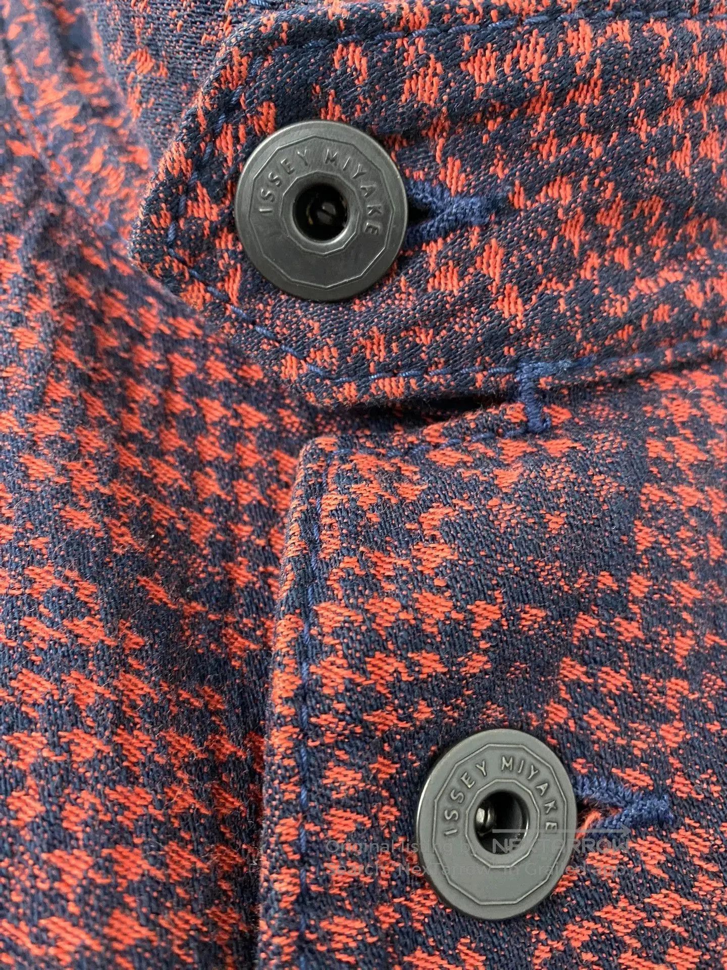 Issey Miyake issey miyake men red brown patterned jacket. Size US L / EU 52-54 / 3 - 7 Thumbnail