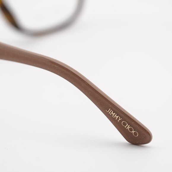Jimmy Choo Jimmy Choo JC278 0ONS 00 Eyeglasses Havana 52mm Rectangle Size ONE SIZE - 9 Thumbnail
