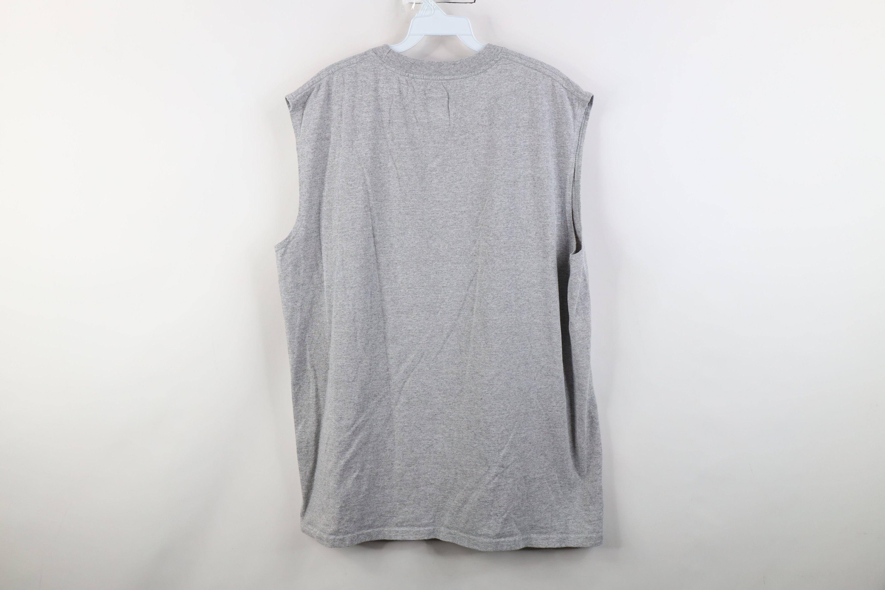 Vintage Vintage Y2K Detroit Tigers Baseball Muscle T-Shirt Gray Size US XL / EU 56 / 4 - 9 Thumbnail
