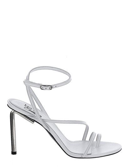 Off-White o1gr1nt0125 Nappa High Allen Multi Sandals in White Size US 10 / IT 40 - 1 Thumbnail