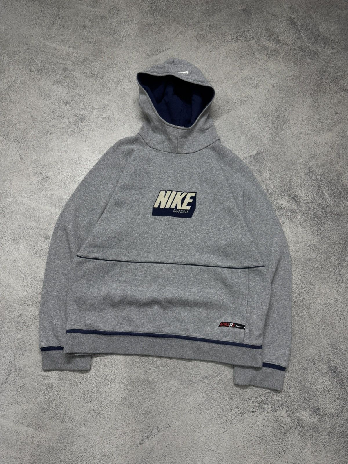 Nike Vintage Y2k Nike Swoosh 🔥 Spell Out Big Logo Hoodie 90’s Size US S / EU 44-46 / 1 - 4 Thumbnail