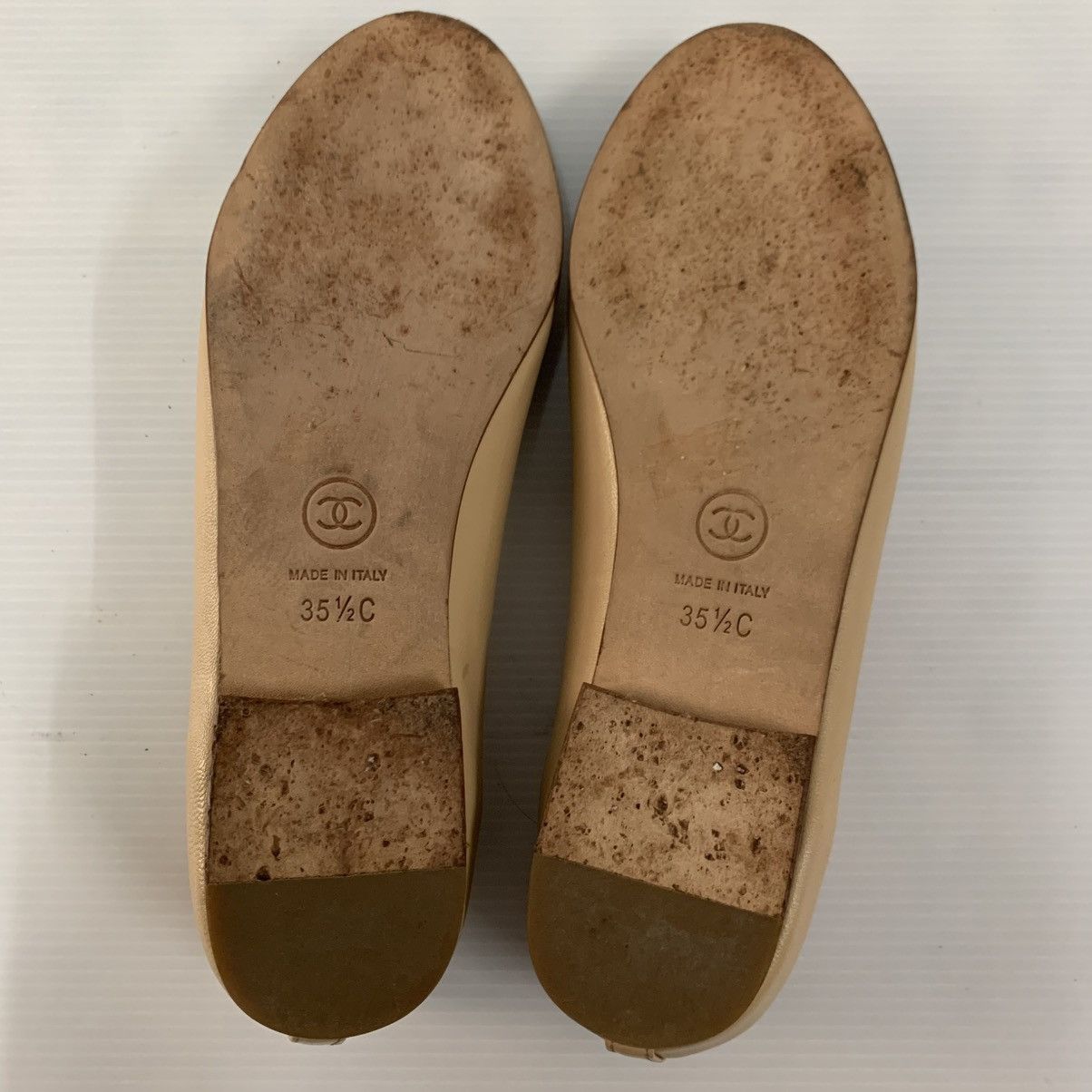 Chanel Chanel Ballerinas Leather Flats Shoes Size US 5.5 / IT 35.5 - 12 Thumbnail