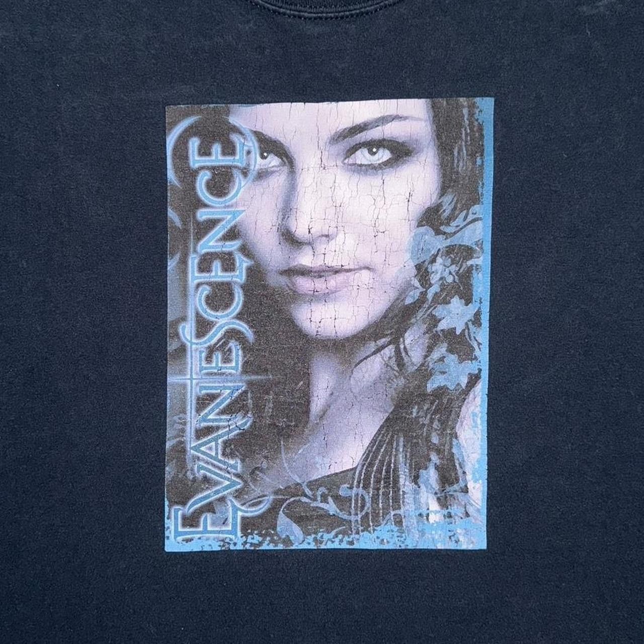 Vintage Vintage 2000s Evanescence Nu-Metal Amy Lee Rare Band Tee Size US M / EU 48-50 / 2 - 6 Thumbnail