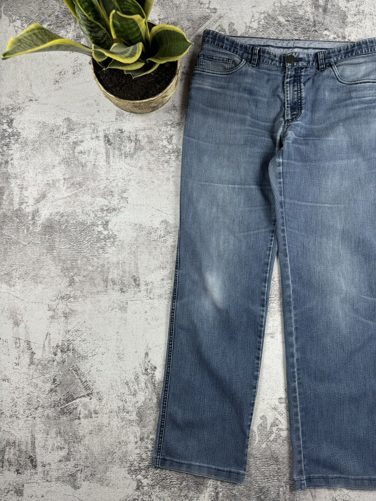Brioni Brioni Stelvio 51 Vintage Light Blue Denim Collection Jeans Size US 34 / EU 50 - 9 Thumbnail