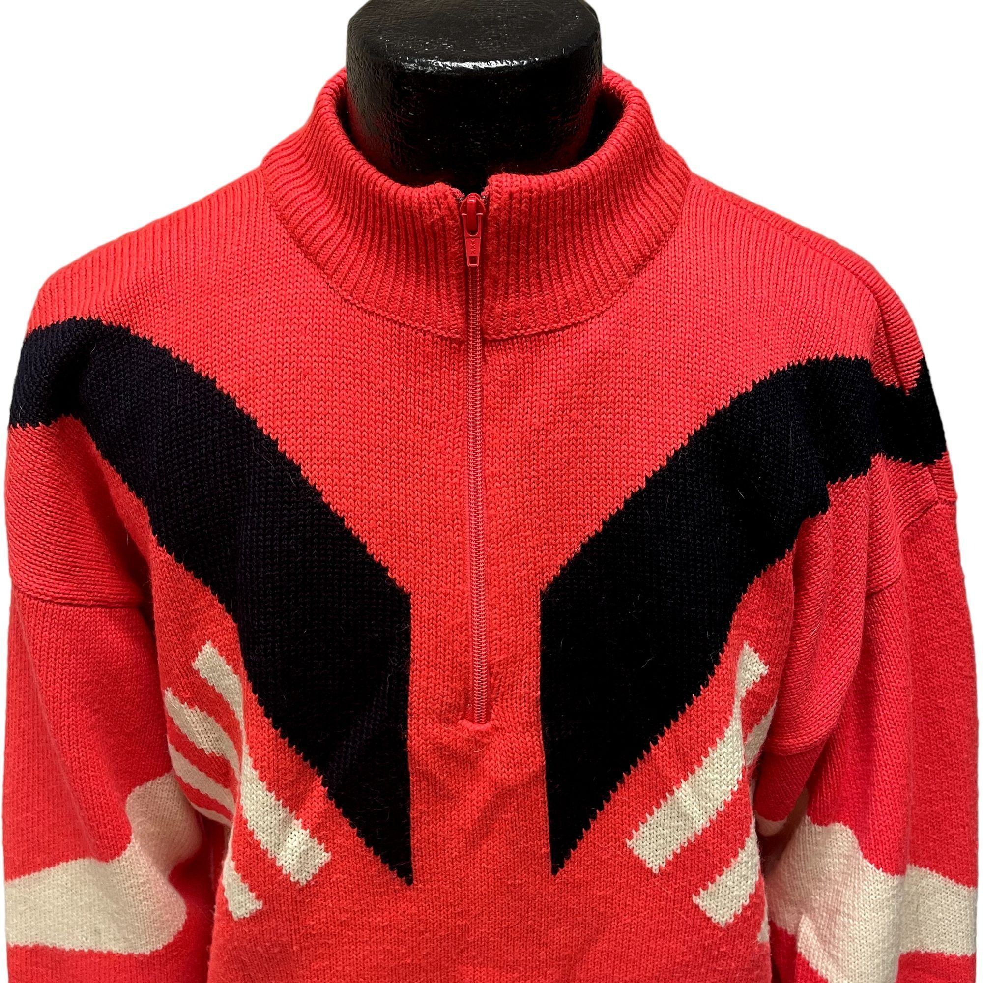 Obermeyer Vtg Obermeyer Sport Pullover SKYING NEON pink orange Sweater Size US L / EU 52-54 / 3 - 4 Thumbnail